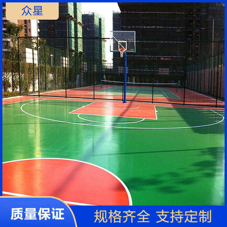 铁岭市塑胶篮球场塑胶地坪 - 排名